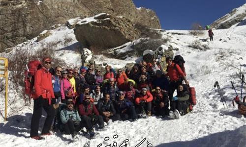 گزارش برنامه صعود قله توچال