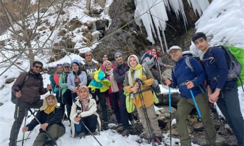 گزارش برنامه بازدید از آبشار بوژان